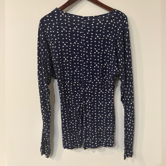 Free People Navy Floral Pajama Romper NWT - Picture 5 of 5